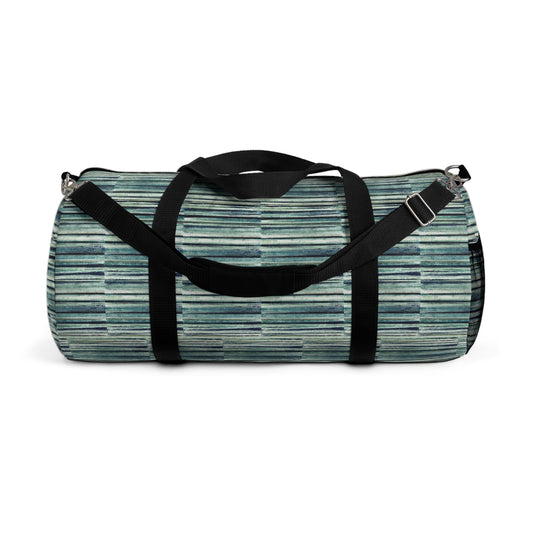 The Durable Duffle Bag - Rustic Stripe, Spa