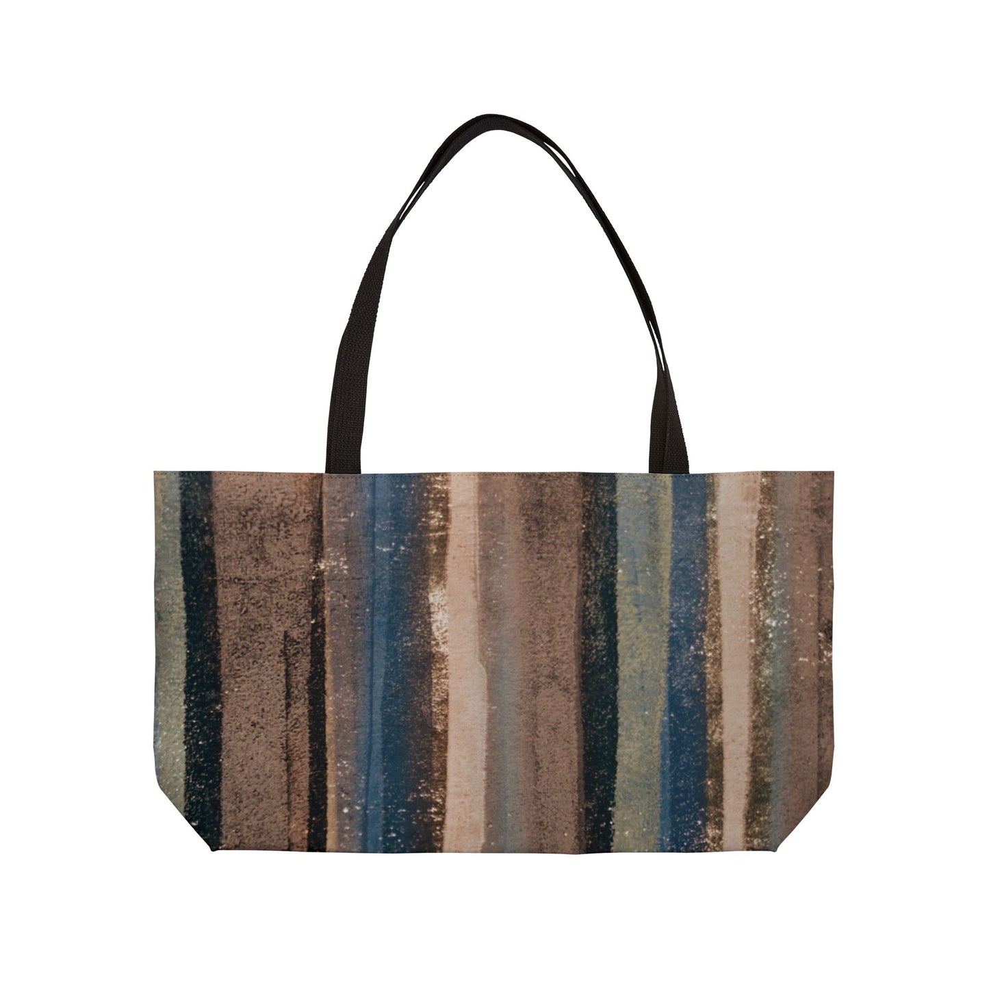 The Weekender Tote - Rustic Stripe, Earth