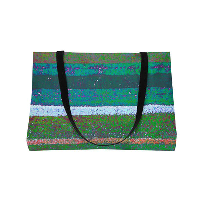The Weekender Bag - Rustic Stripe, Spirulina
