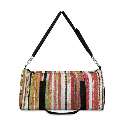 The Durable Duffle Bag - Rustic Stripe, Fiesta