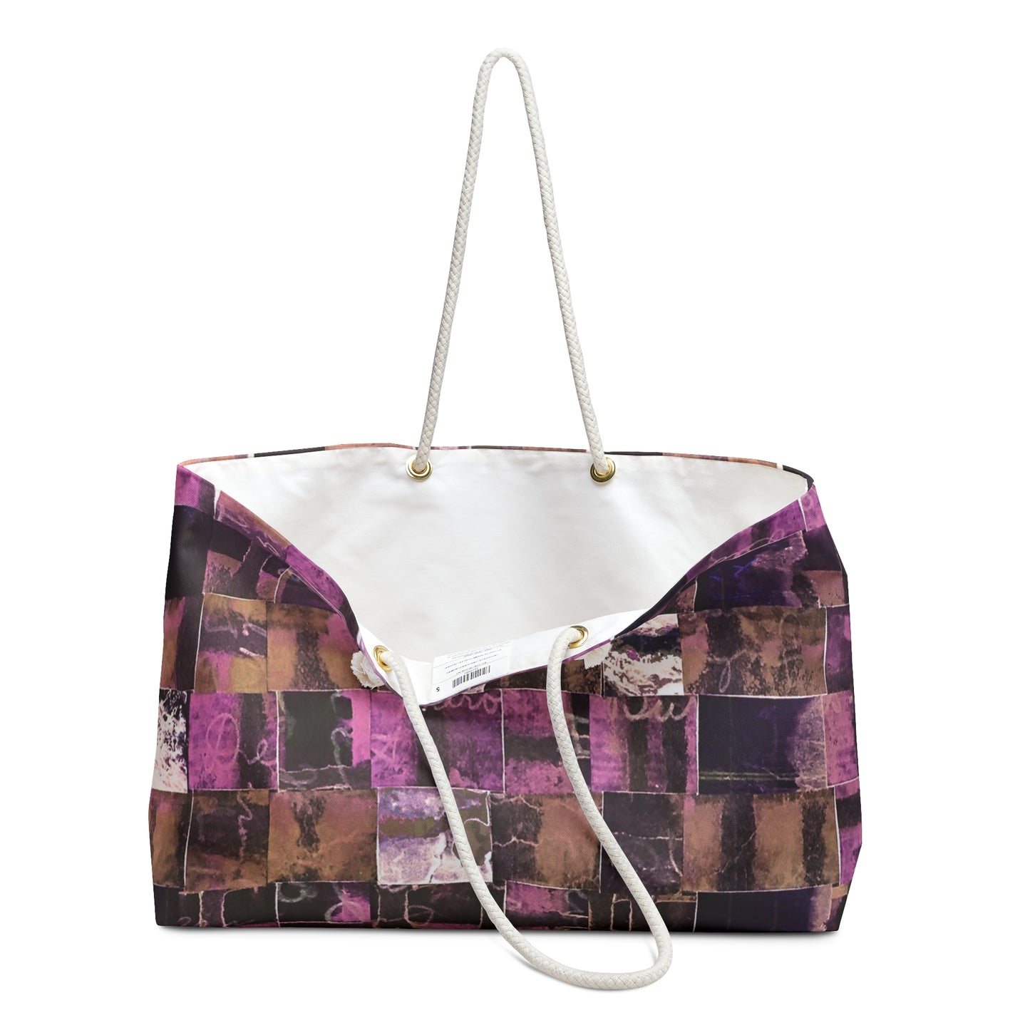 The Weekender Bag - Memory Block, Hyacinth