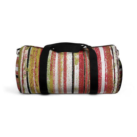 The Durable Duffle Bag - Rustic Stripe, Fiesta