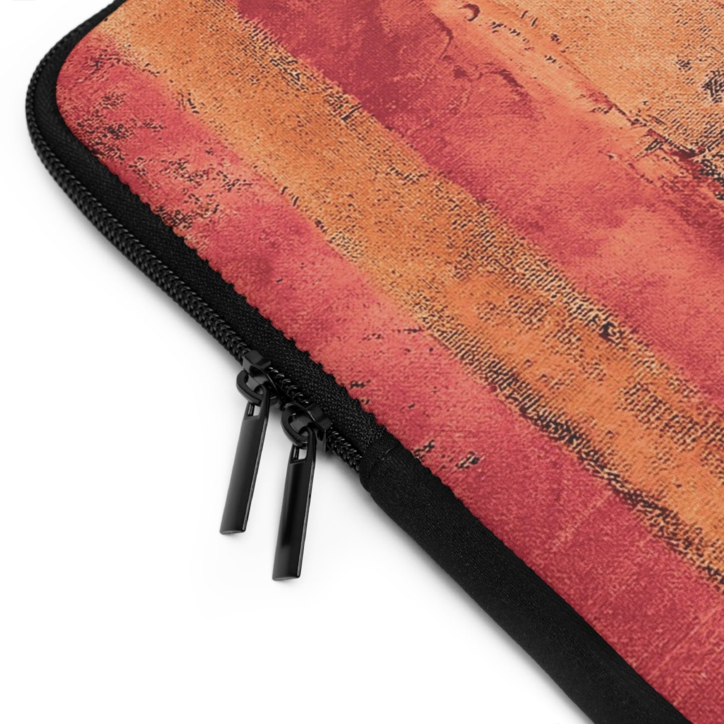 The Laptop Sleeve - Rustic Stripe, Cactus Flower