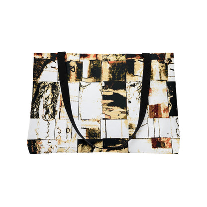 The Weekender Bag - Memory Block, Apricot