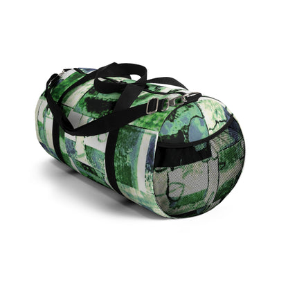 The Durable Duffle Bag - Memory Block, Lime