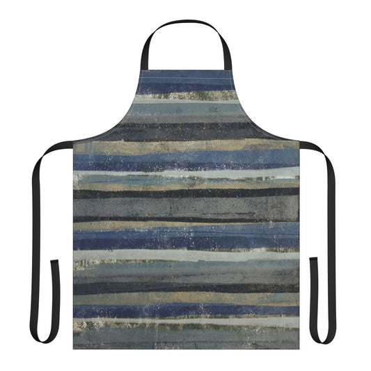 The Maker's Apron - Rustic Stripe, Blue Hill