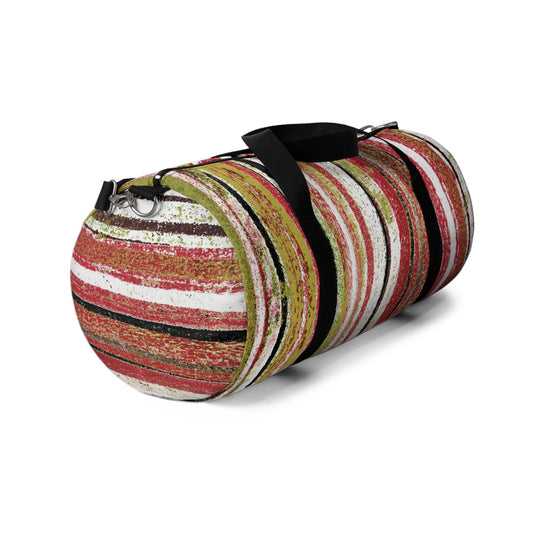 The Duffle Bag - Rustic Stripe, Fiesta