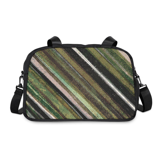 The Gym Bag - Rustic Stripe, Camper Green