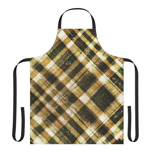 The Maker's Apron - Rustic Plaid, Bumblebee