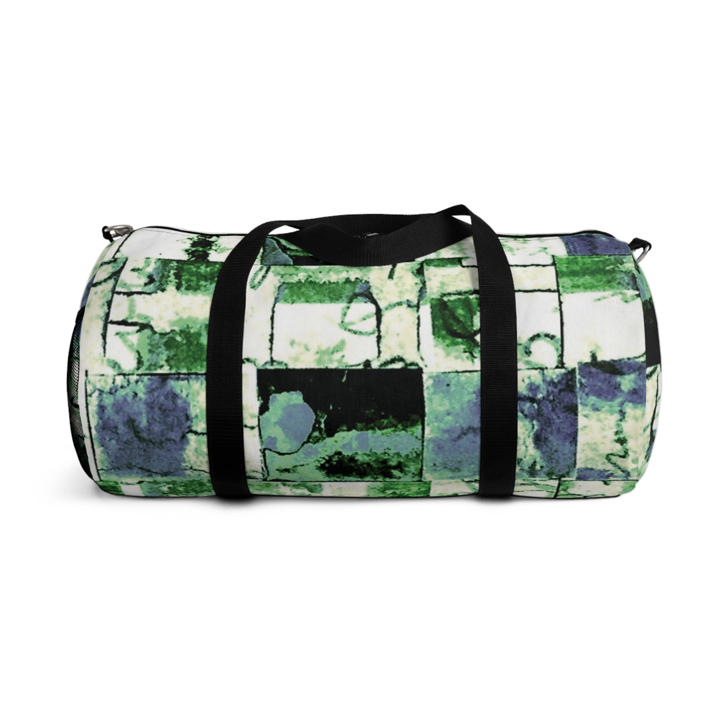 The Durable Duffle Bag - Memory Block, Lime