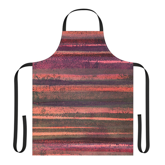 The Maker's Apron - Rustic Stripe, Morning Sunset