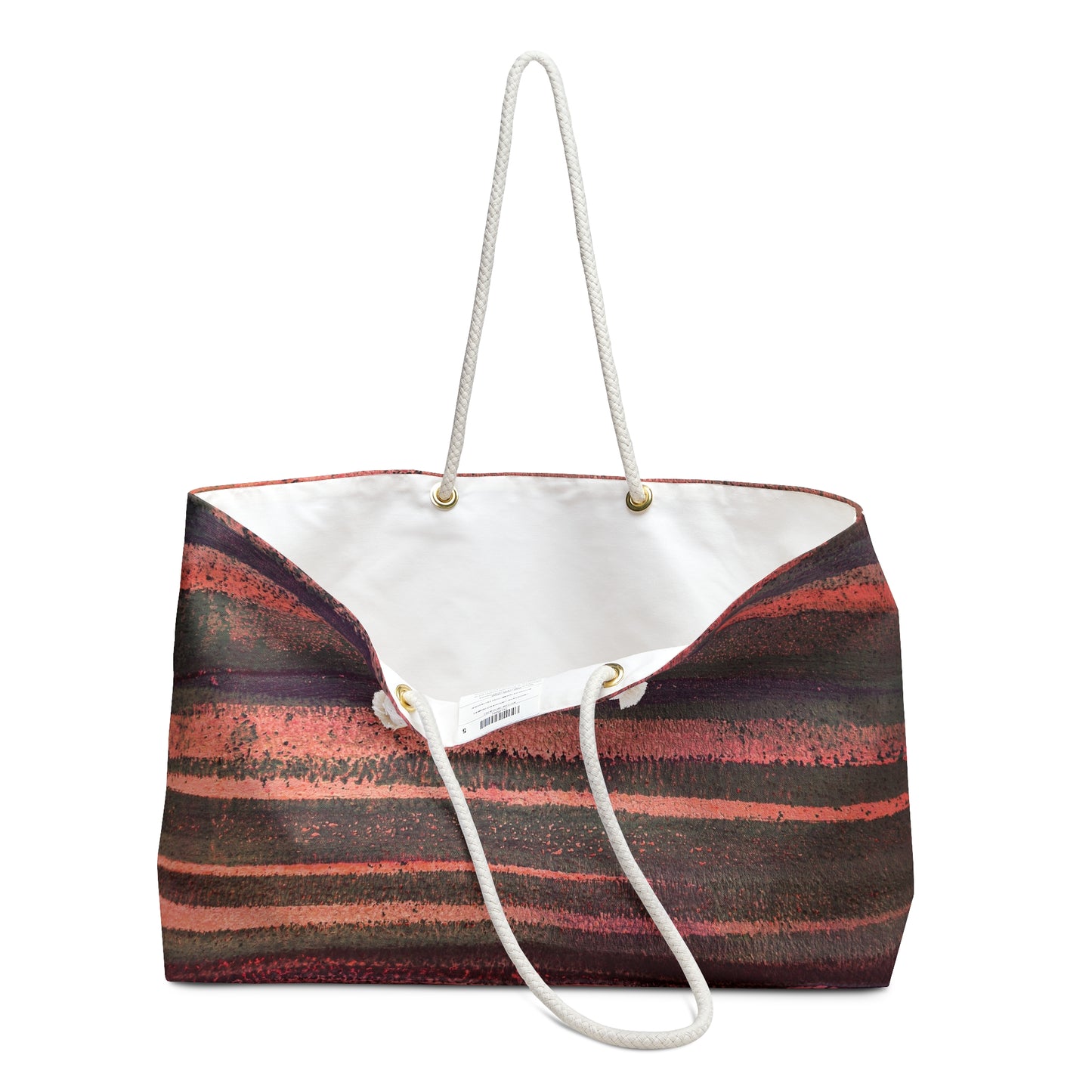 The Weekender Bag - Rustic Stripe, Morning Sunset