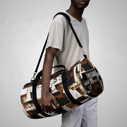 The Durable Duffle Bag - Memory Block, Sepia