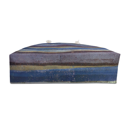 The Weekender Bag - Rustic Stripe, Purple Mountains