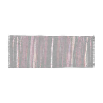 The Studio Scarf - Rustic Stripe, Blackberry