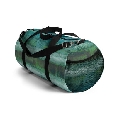 The Durable Duffle Bag - Rustic Stripe, Aquarium