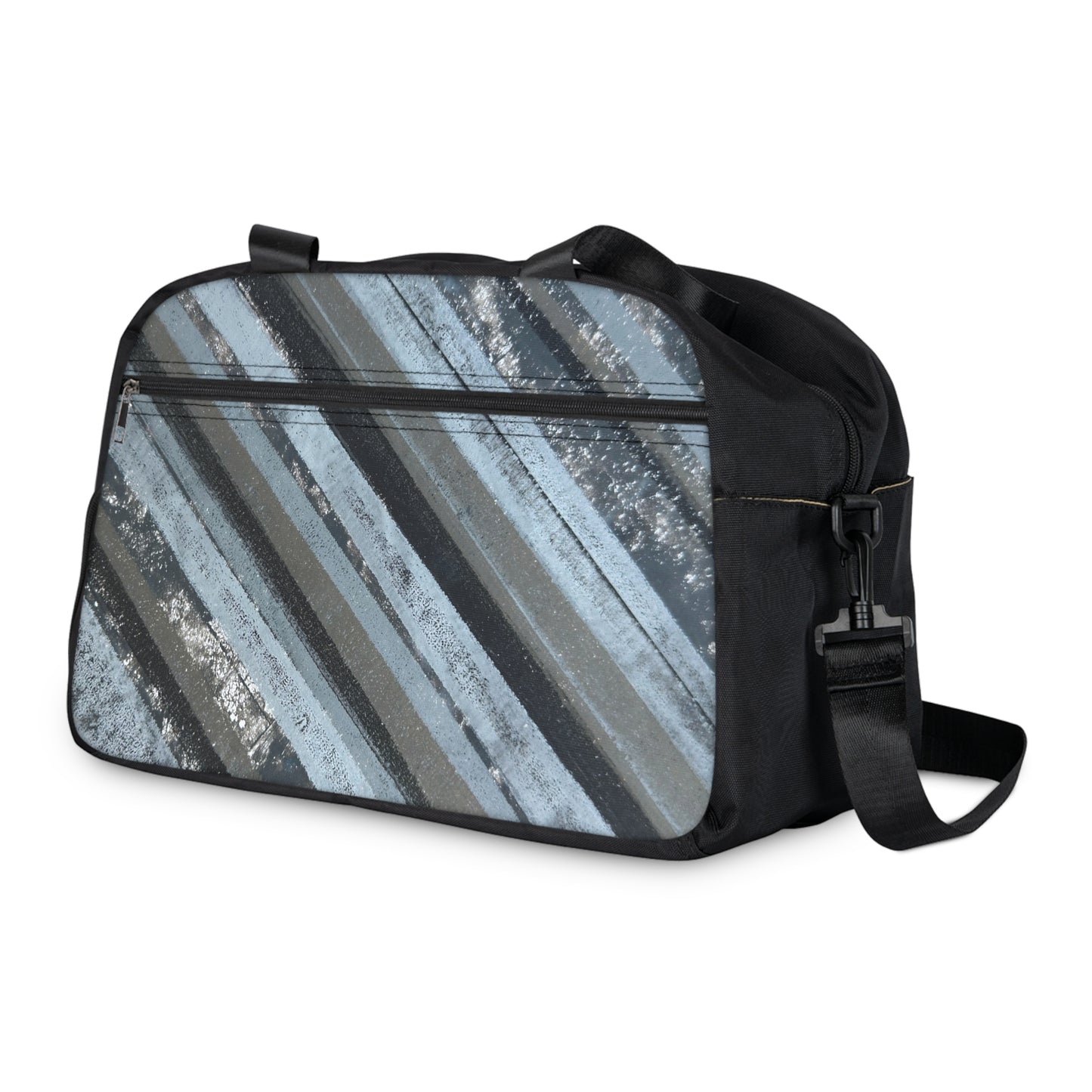 The Gym Bag - Rustic Stripe, Steel Blue